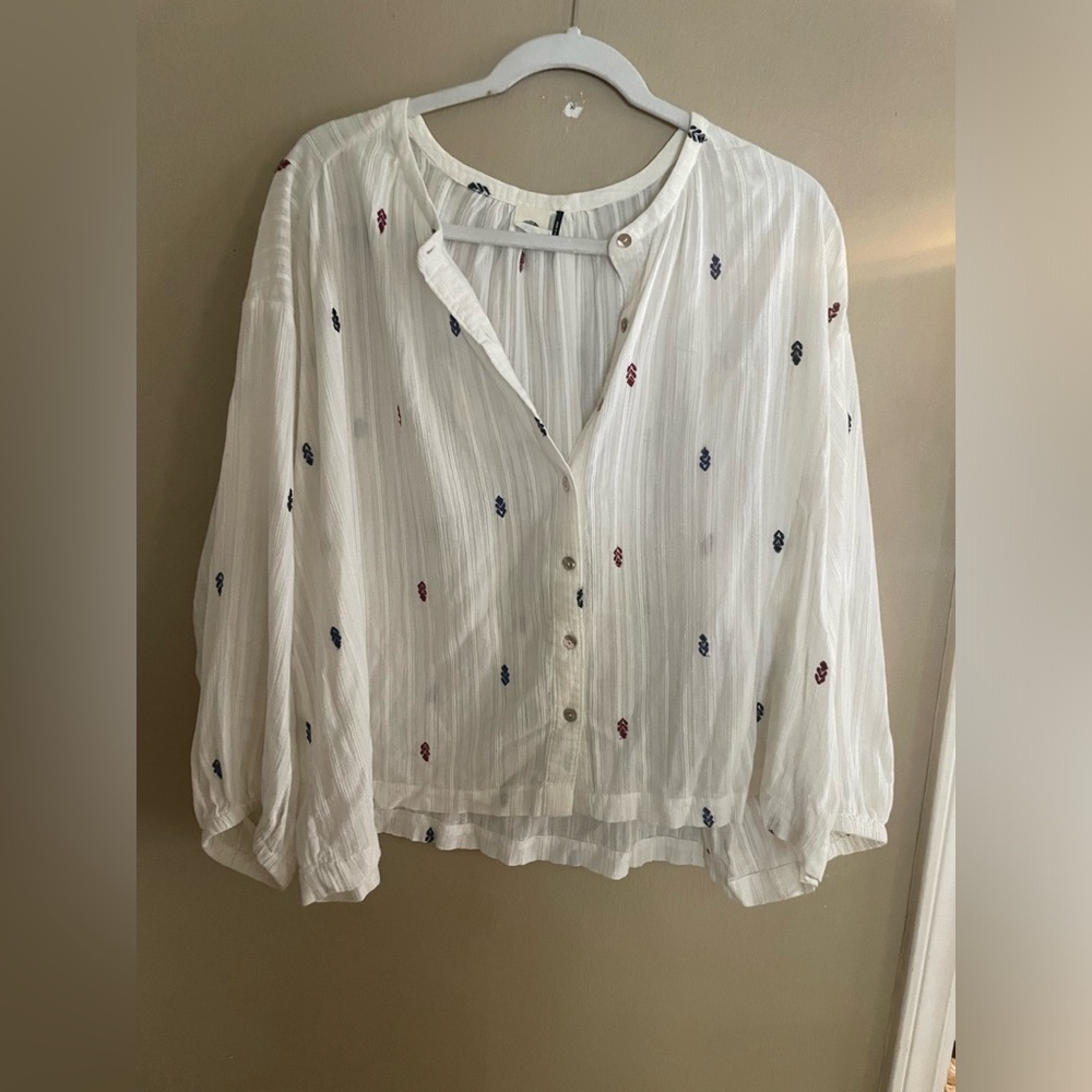 Akemi + Kim for Anthropologie peasant blouse